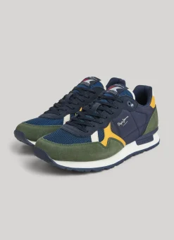 Men Pepe Jeans Brit Heritage Running Shoes