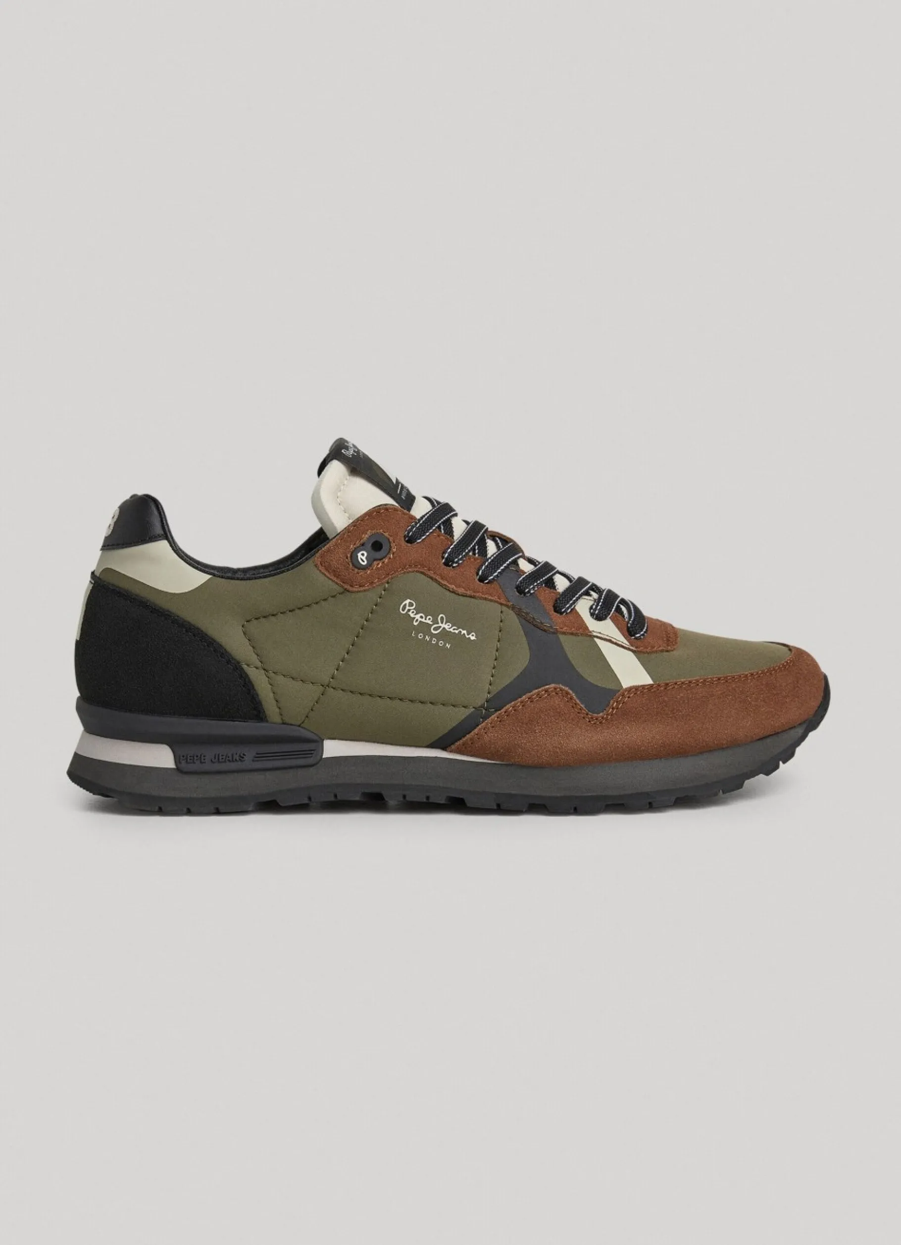 Men Pepe Jeans Brit Print Running Shoes