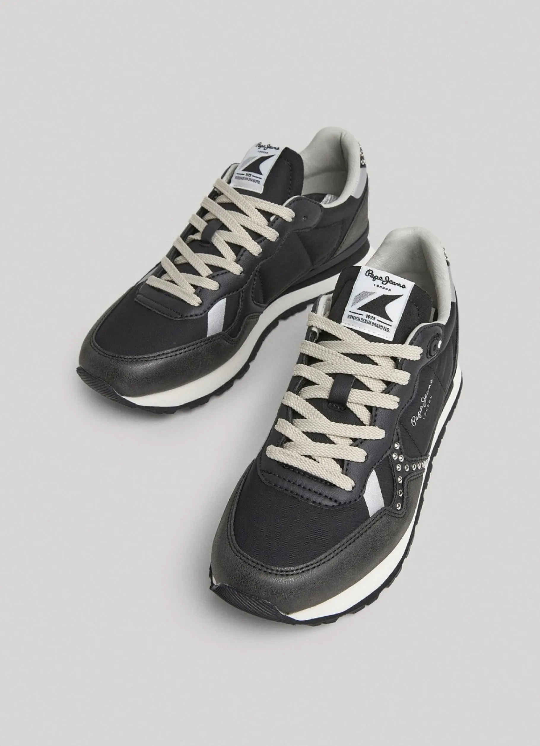 Women Pepe Jeans Brit Print Sid Running Shoes