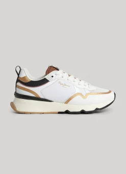 Women Pepe Jeans Brit Pro Nice Combined Shoes