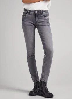 Women Pepe Jeans Brooke Regular Fit Mid-Rise Jeans