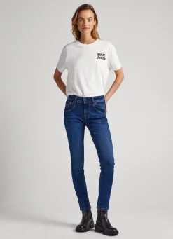 Women Pepe Jeans Brookes Regular Fit Mid-Rise Jeans