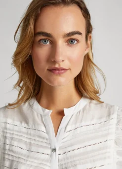 Women Pepe Jeans Butterfly Sleeve Blouse