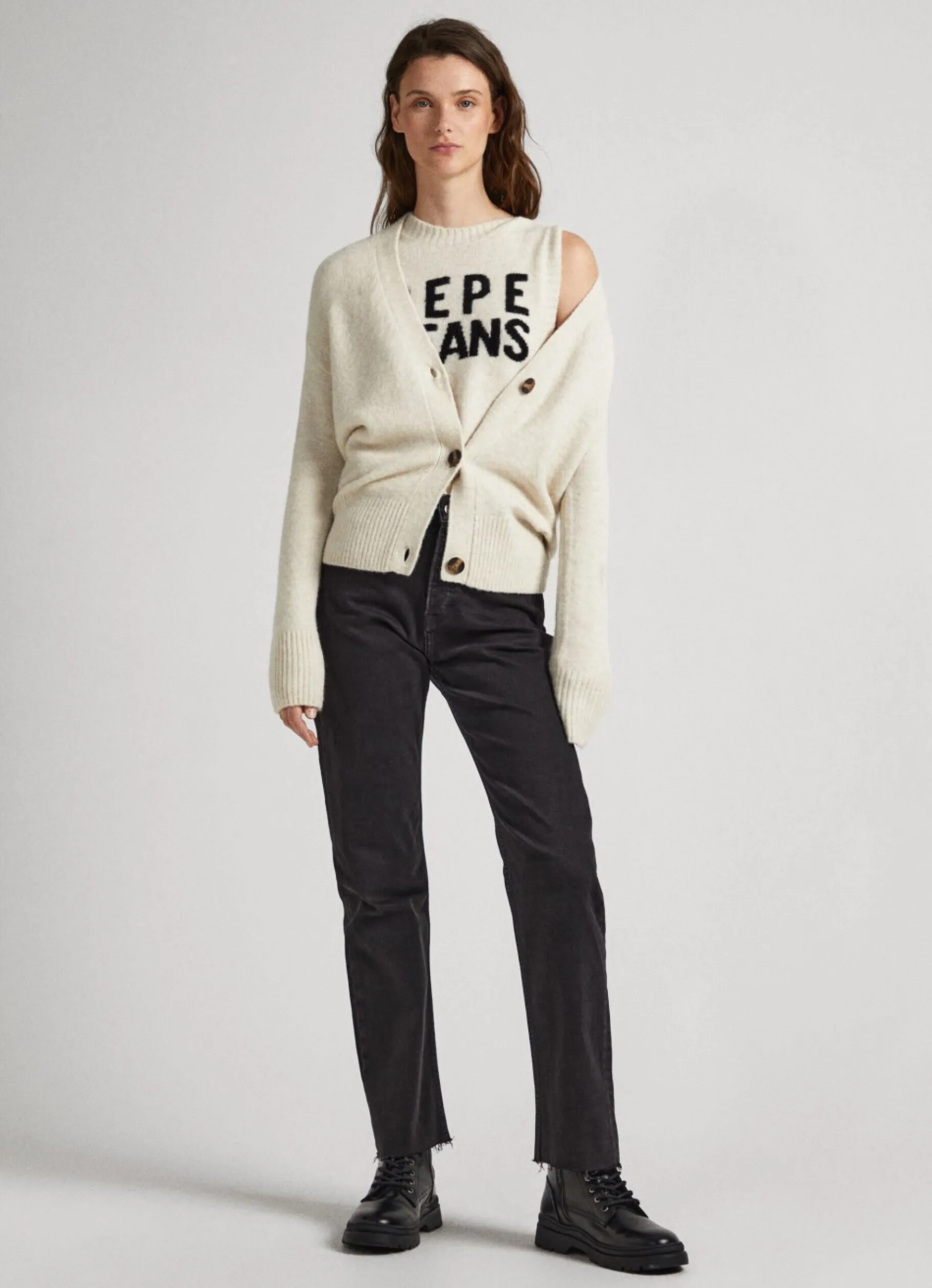 Women Pepe Jeans Button-Front Cardigan