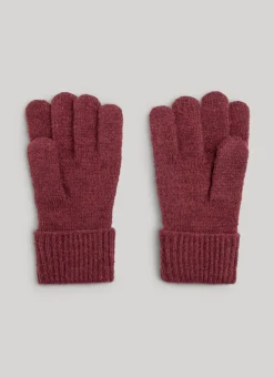 Women Pepe Jeans Cable Knit Gloves