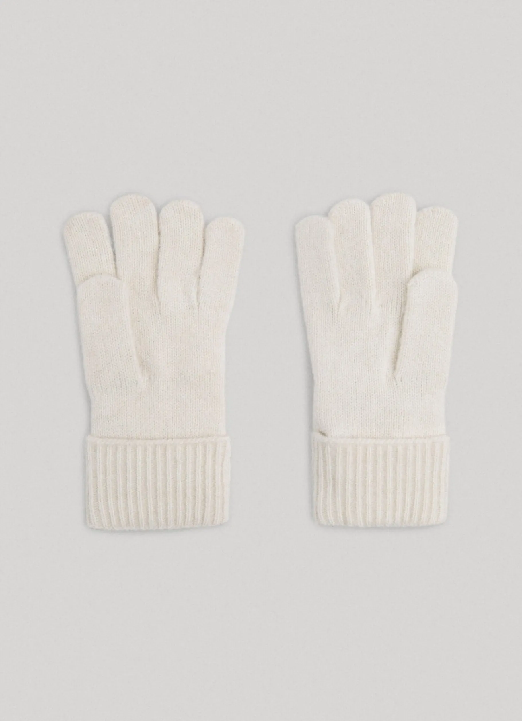 Women Pepe Jeans Cable Knit Gloves