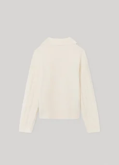 Girl Pepe Jeans Cable Knit Polo