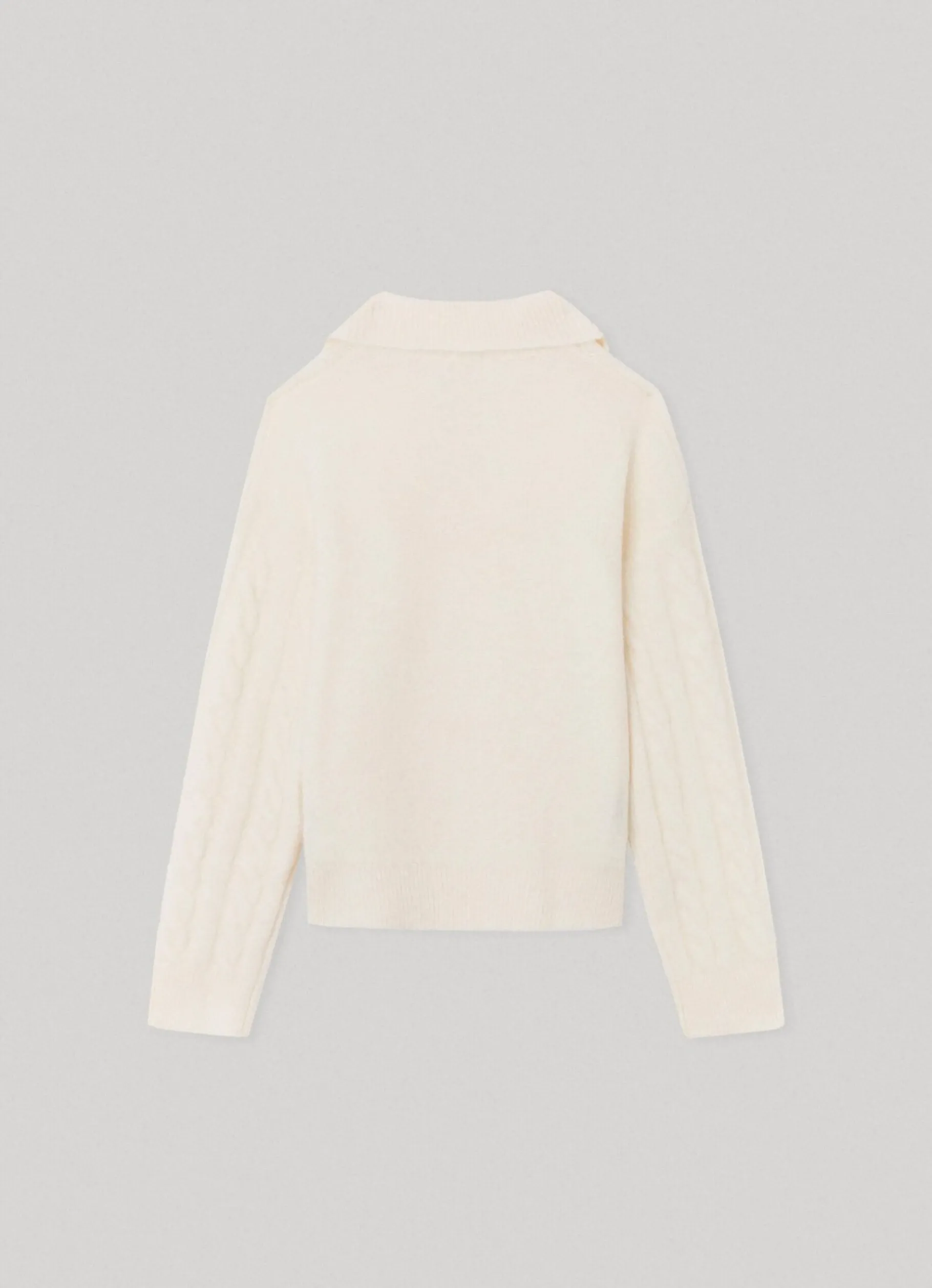 Girl Pepe Jeans Cable Knit Polo