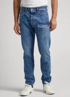 Men Pepe Jeans Callen Relaxed Fit Mid-Rise Jeans