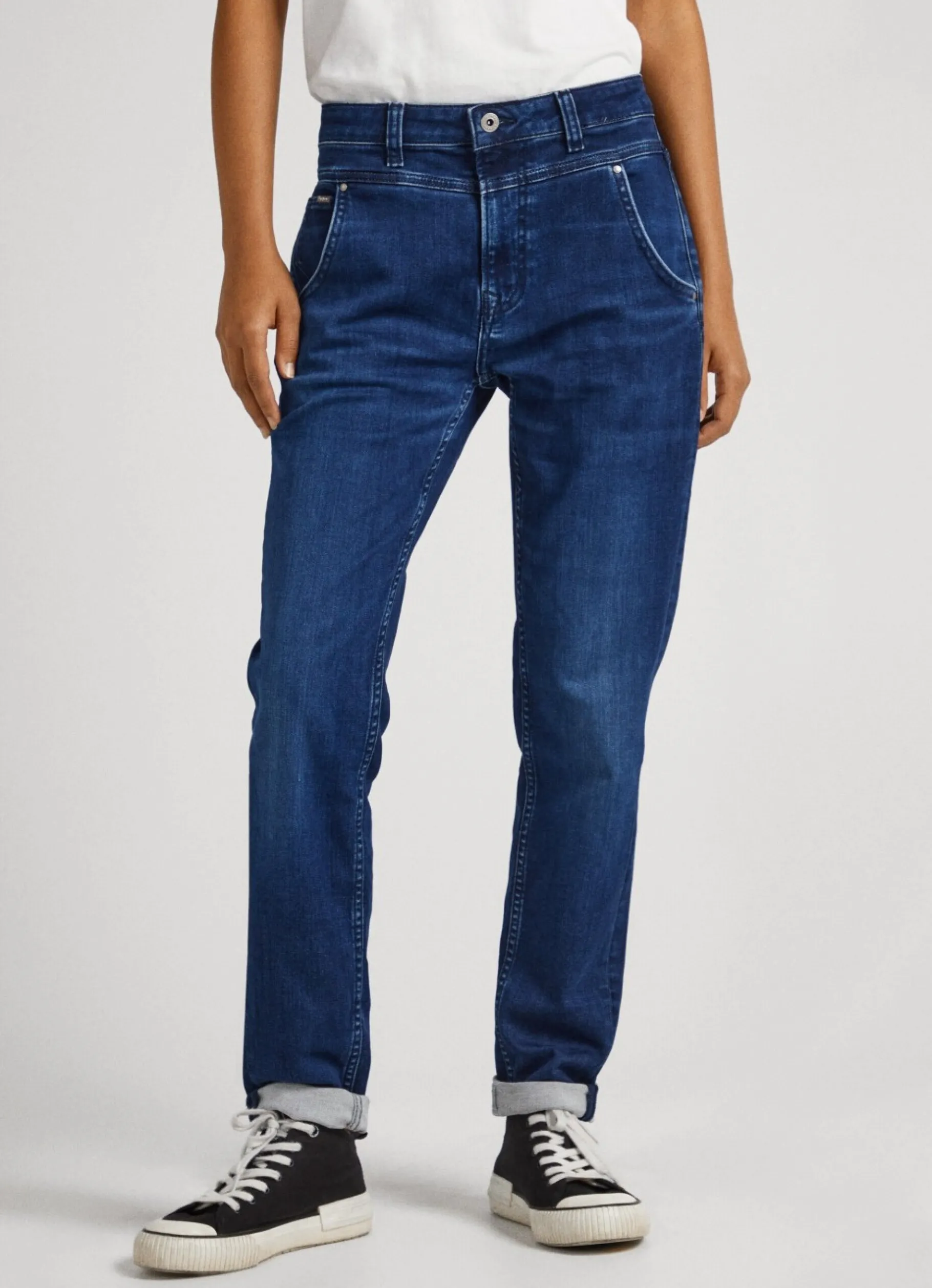 Women Pepe Jeans Carey Relaxed Fit Mid-Rise Jeans