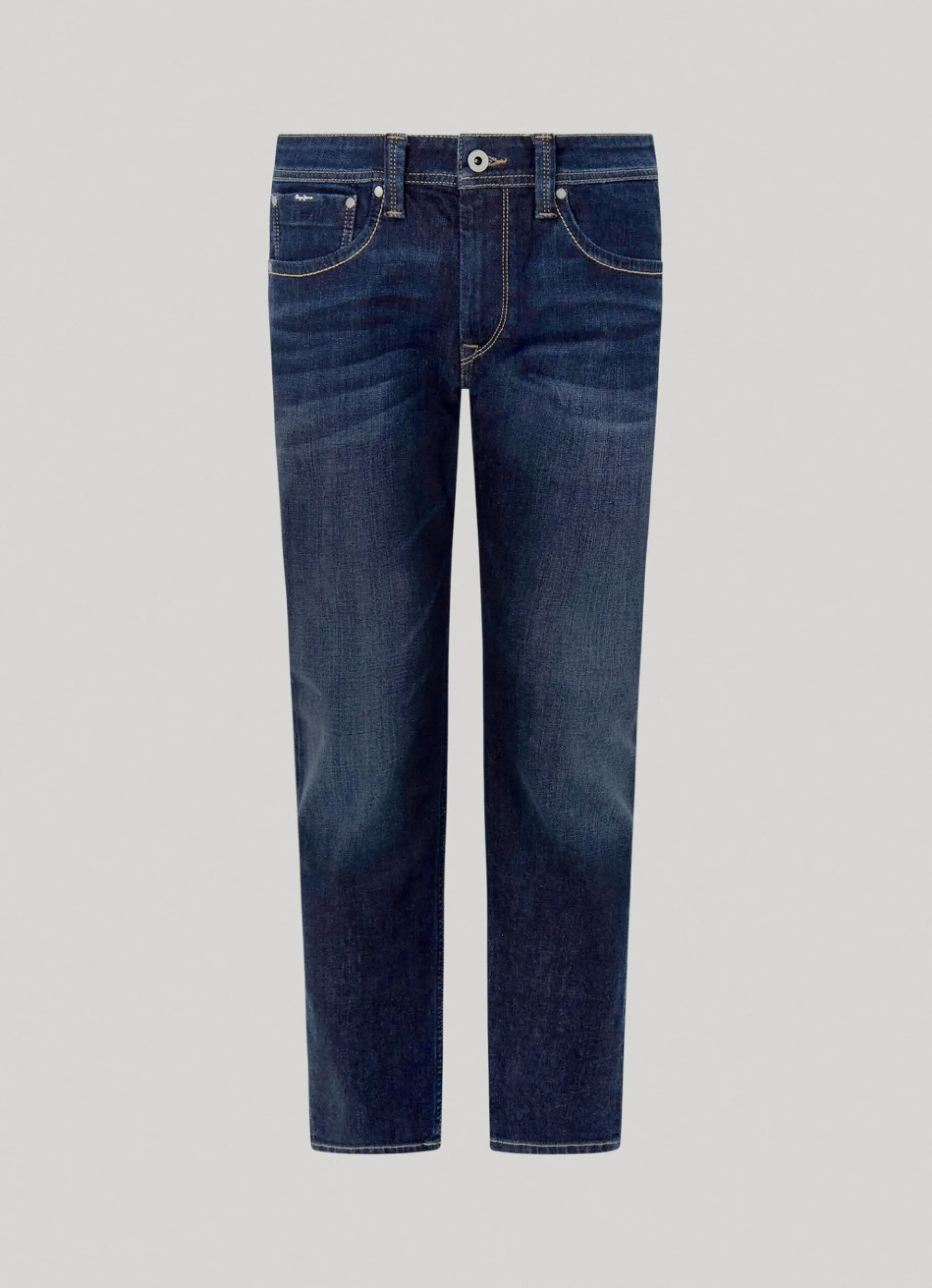 Men Pepe Jeans Cash Regular Fit Mid-Rise Jeans