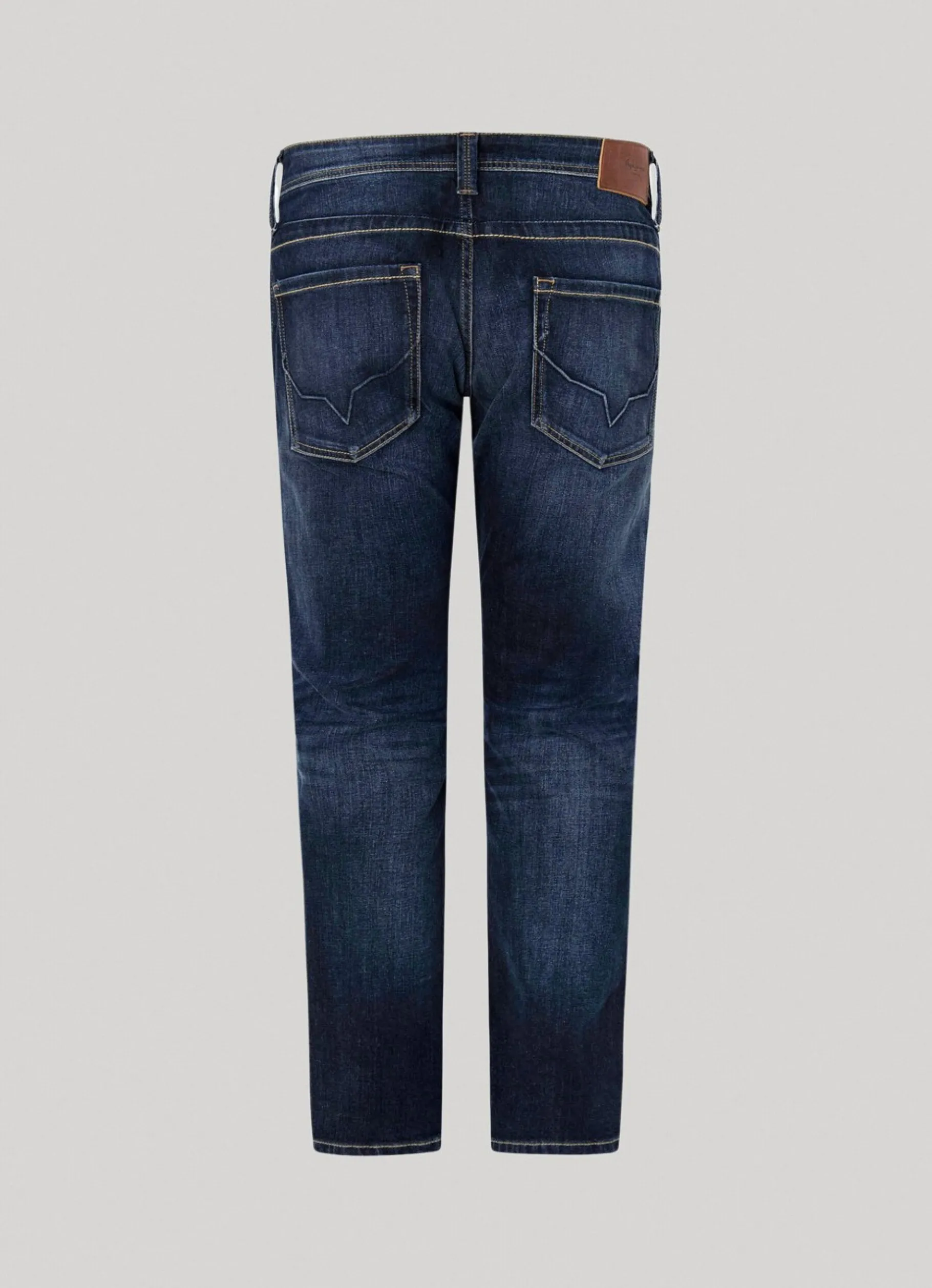 Men Pepe Jeans Cash Regular Fit Mid-Rise Jeans