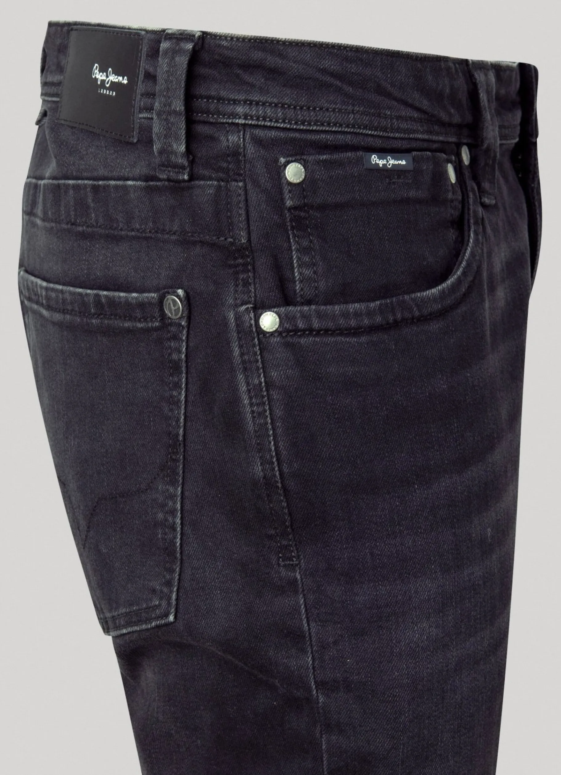 Men Pepe Jeans Cash Regular Fit Mid-Rise Jeans