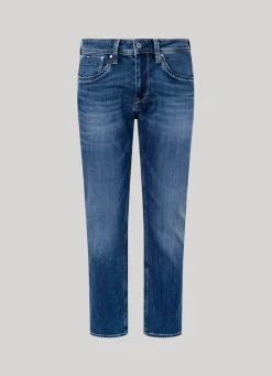 Men Pepe Jeans Cash Regular Fit Mid-Rise Jeans