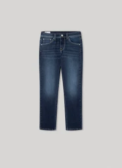 Boy Pepe Jeans Cashed Slim Fit Regular-Rise Jeans