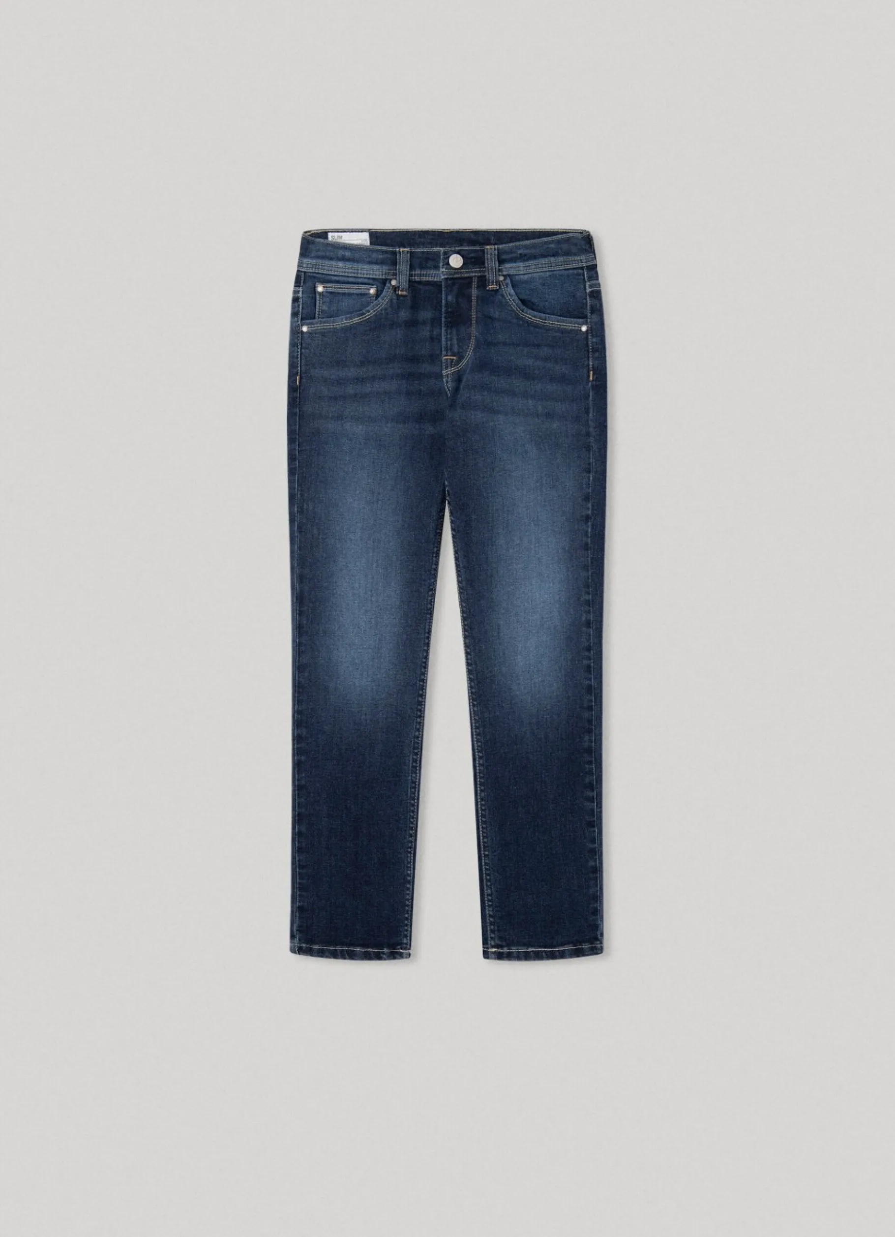 Boy Pepe Jeans Cashed Slim Fit Regular-Rise Jeans