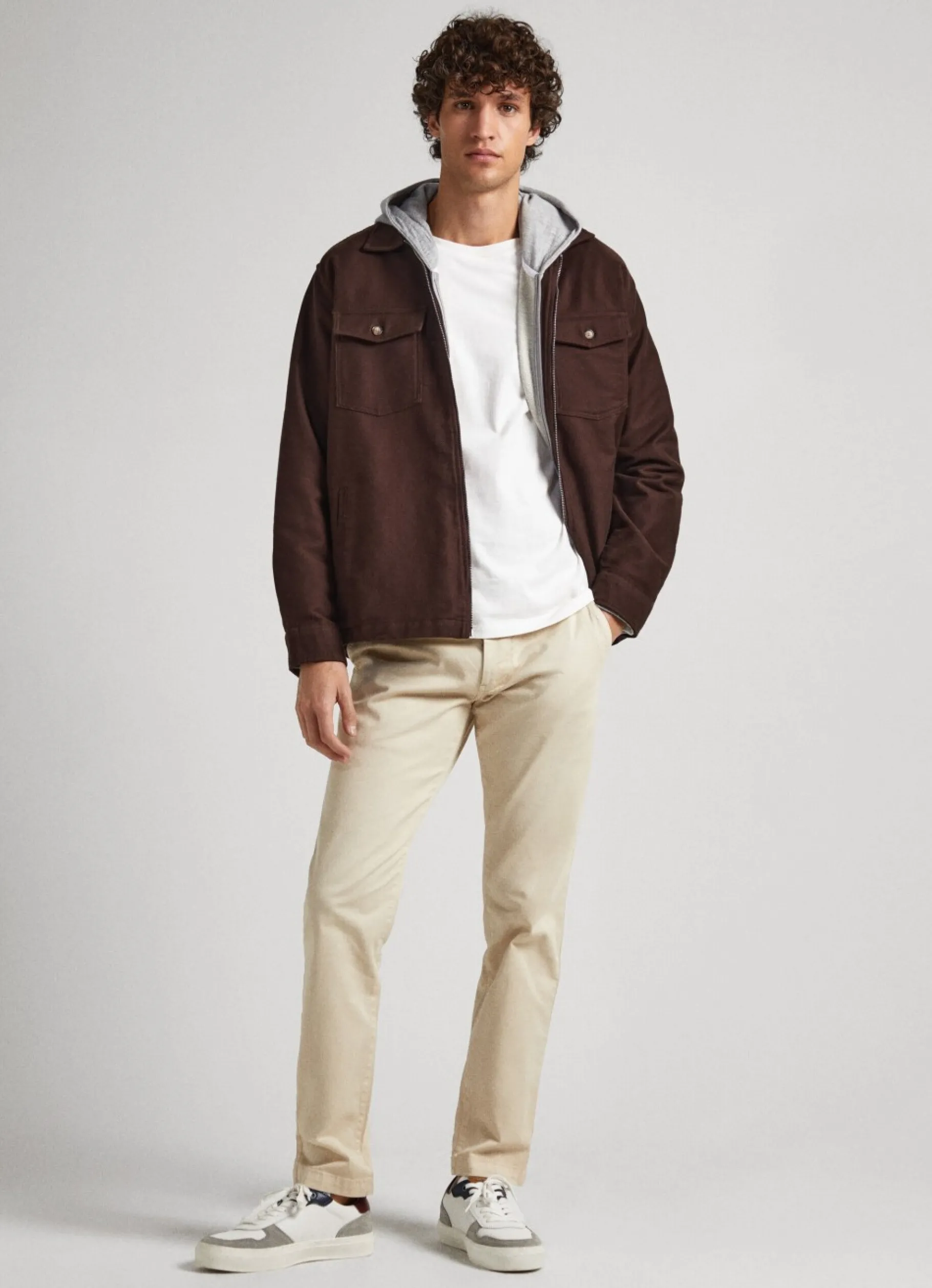Men Pepe Jeans Charly Slim Chino Trousers