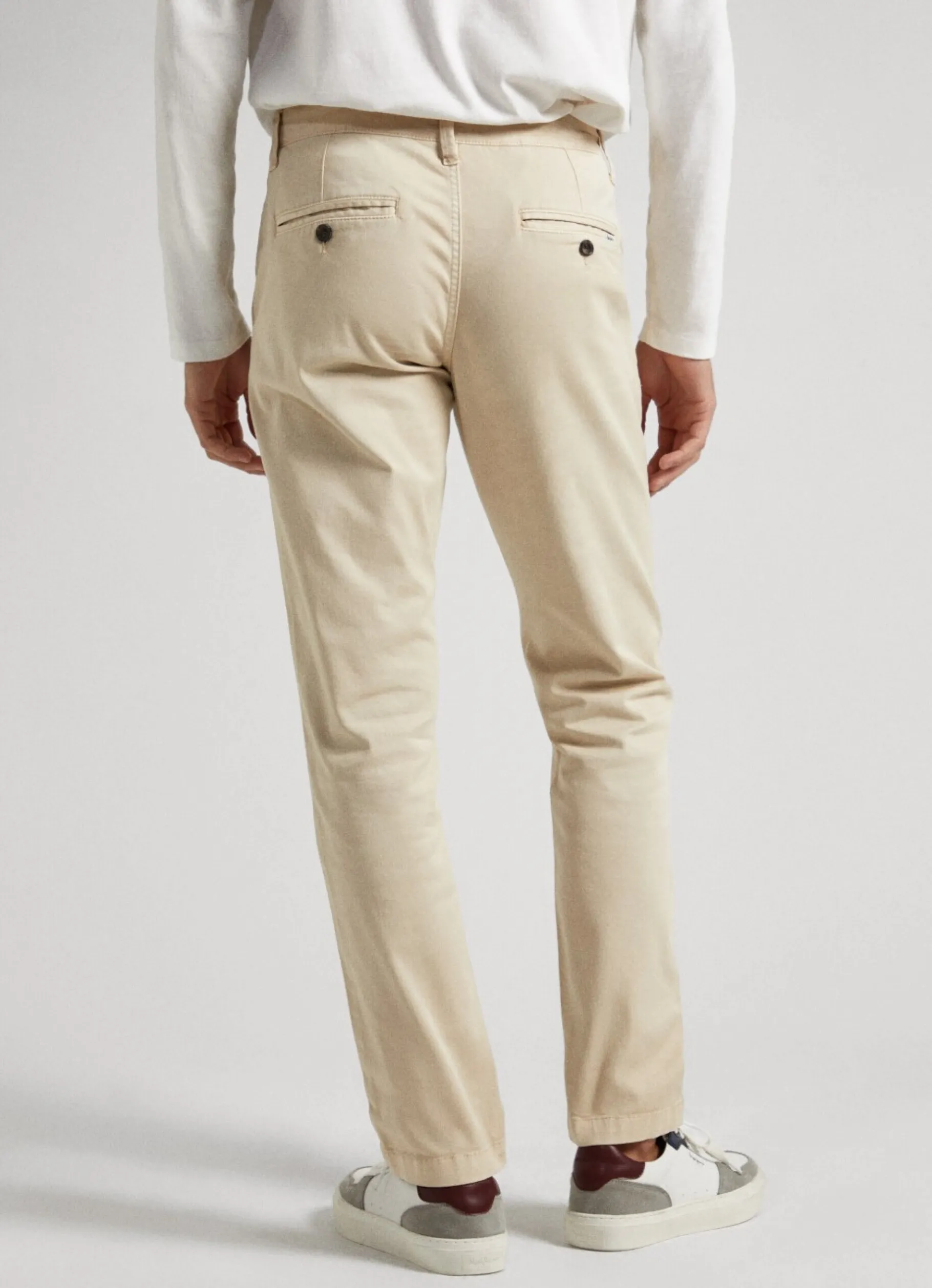 Men Pepe Jeans Charly Slim Chino Trousers