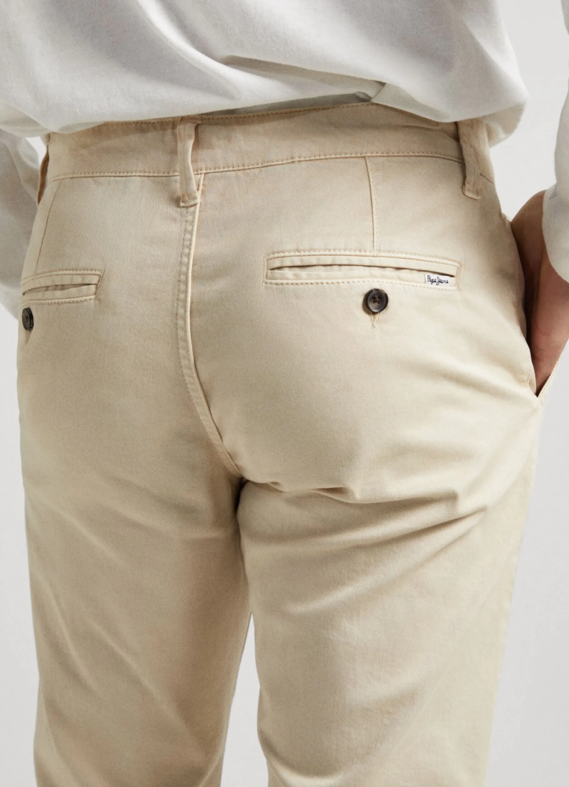 Men Pepe Jeans Charly Slim Chino Trousers