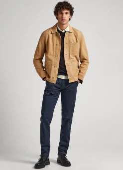 Men Pepe Jeans Charly Slim Chino Trousers