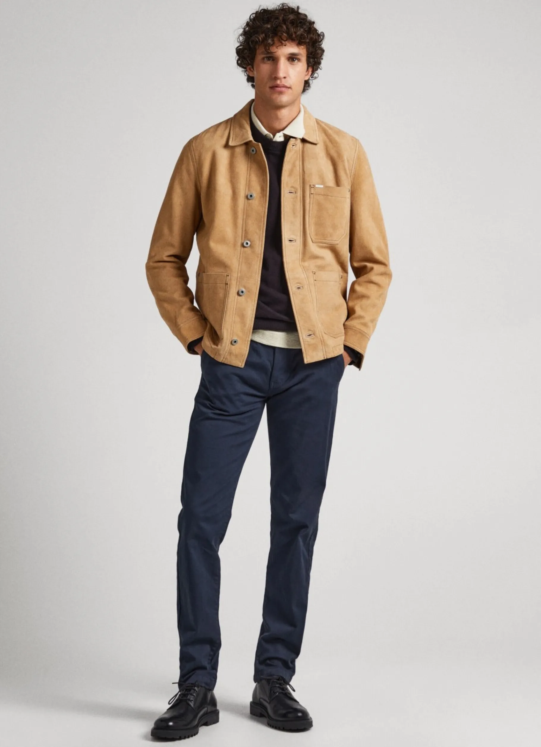 Men Pepe Jeans Charly Slim Chino Trousers