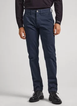 Men Pepe Jeans Charly Slim Chino Trousers