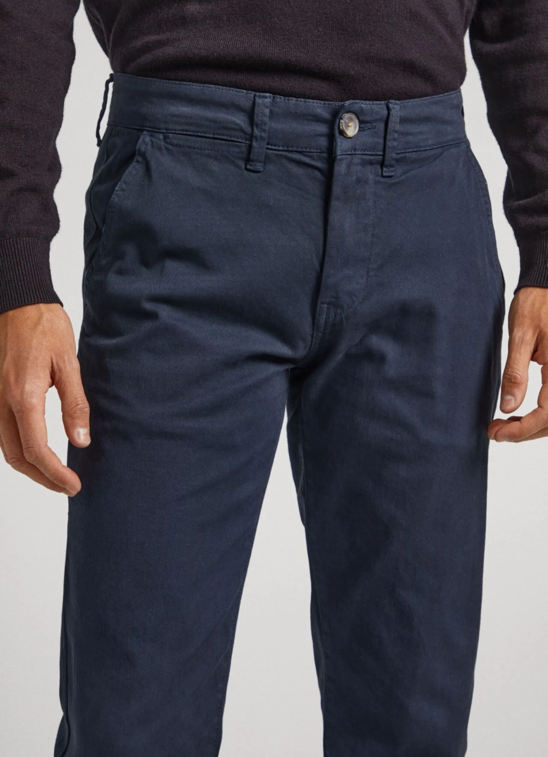 Men Pepe Jeans Charly Slim Chino Trousers