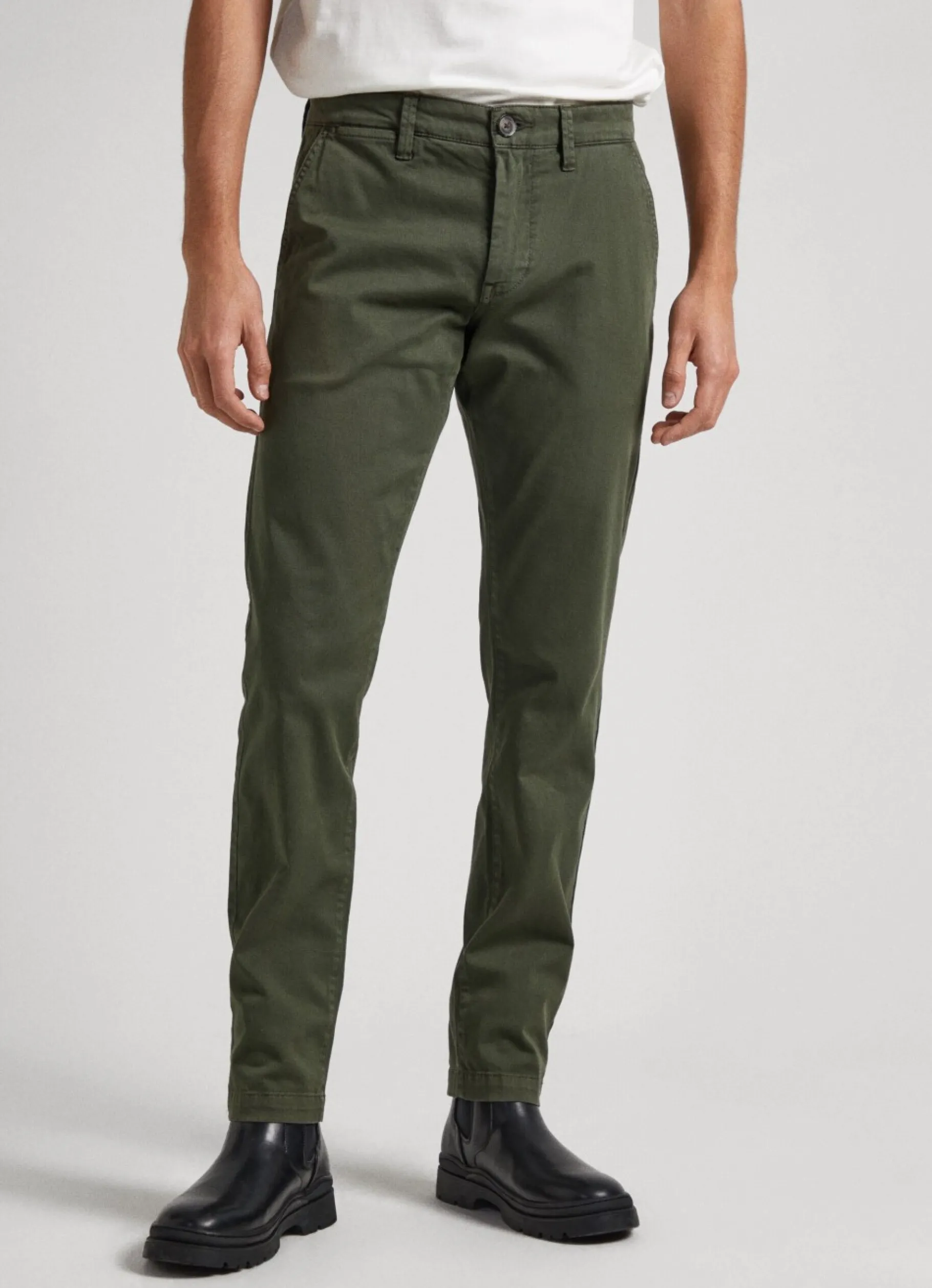 Men Pepe Jeans Charly Slim Chino Trousers