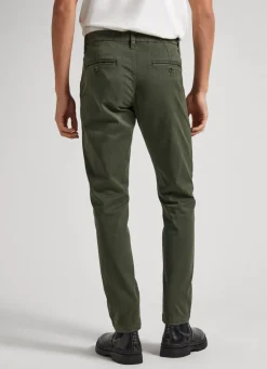 Men Pepe Jeans Charly Slim Chino Trousers