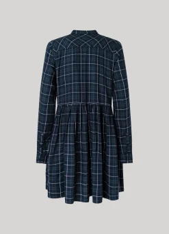 Women Pepe Jeans Checked Babydoll Dress