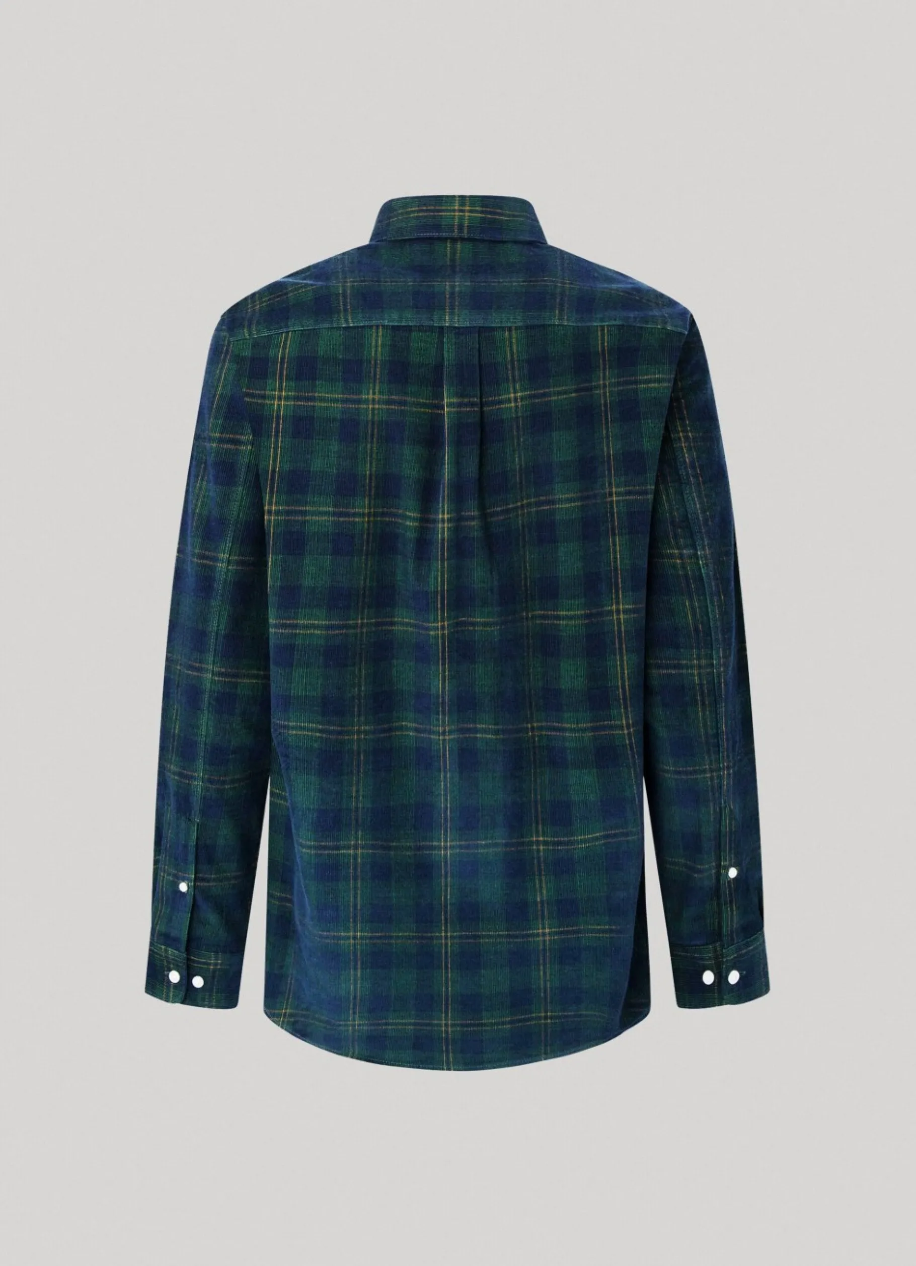 Men Pepe Jeans Checked Corduroy Shirt