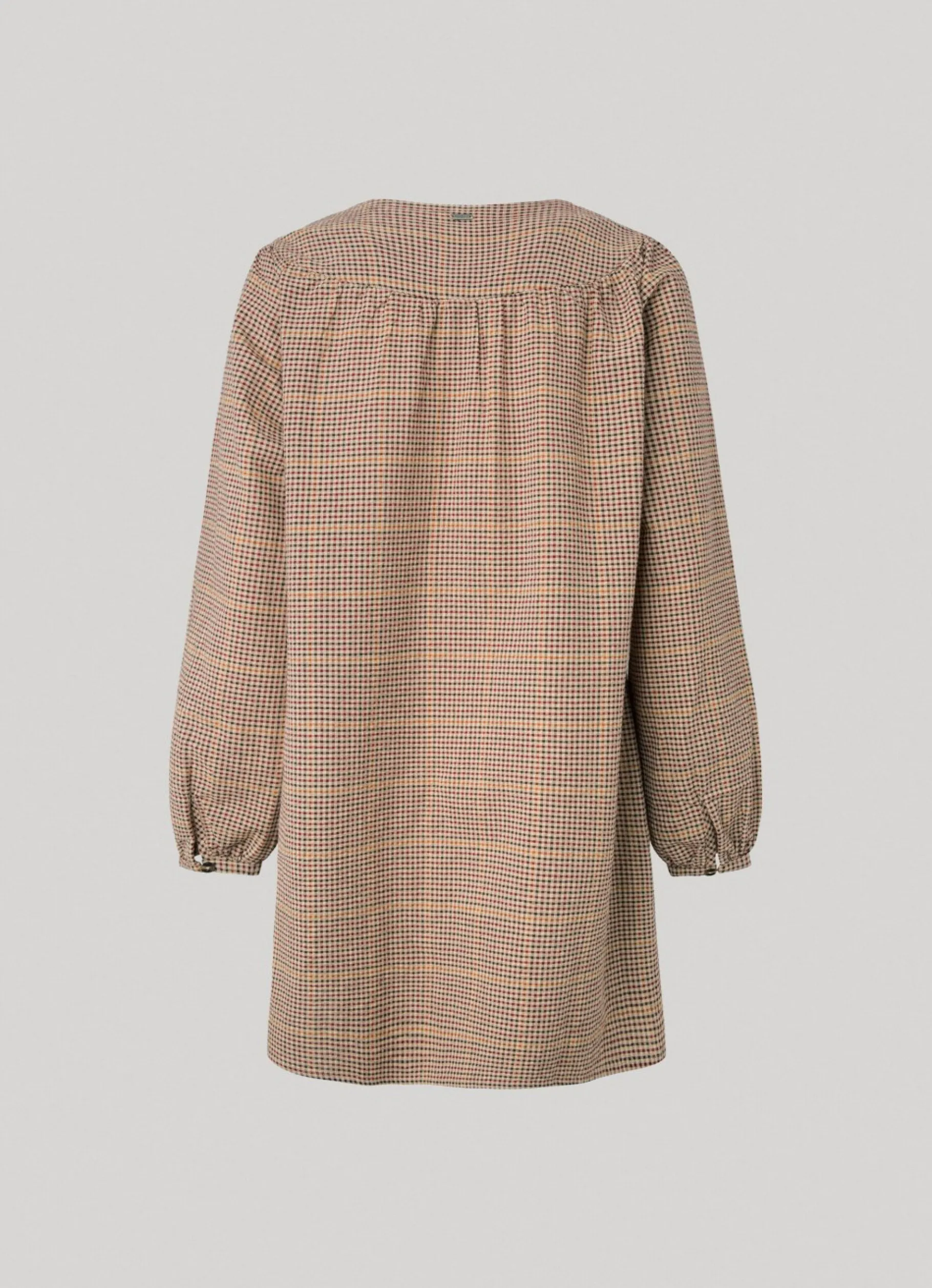 Women Pepe Jeans Checked Cotton Dress