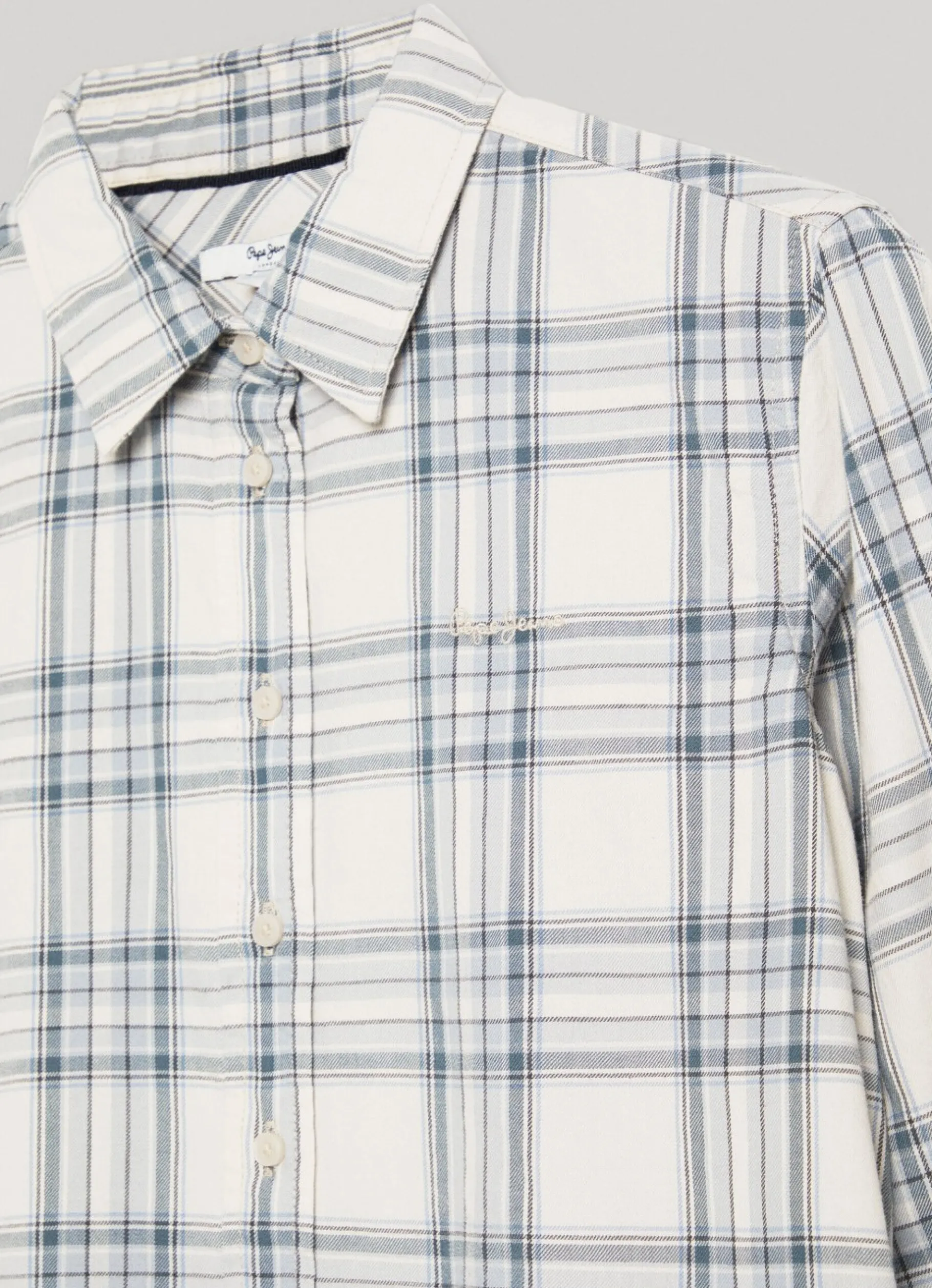 Women Pepe Jeans Checked Cotton Shirt