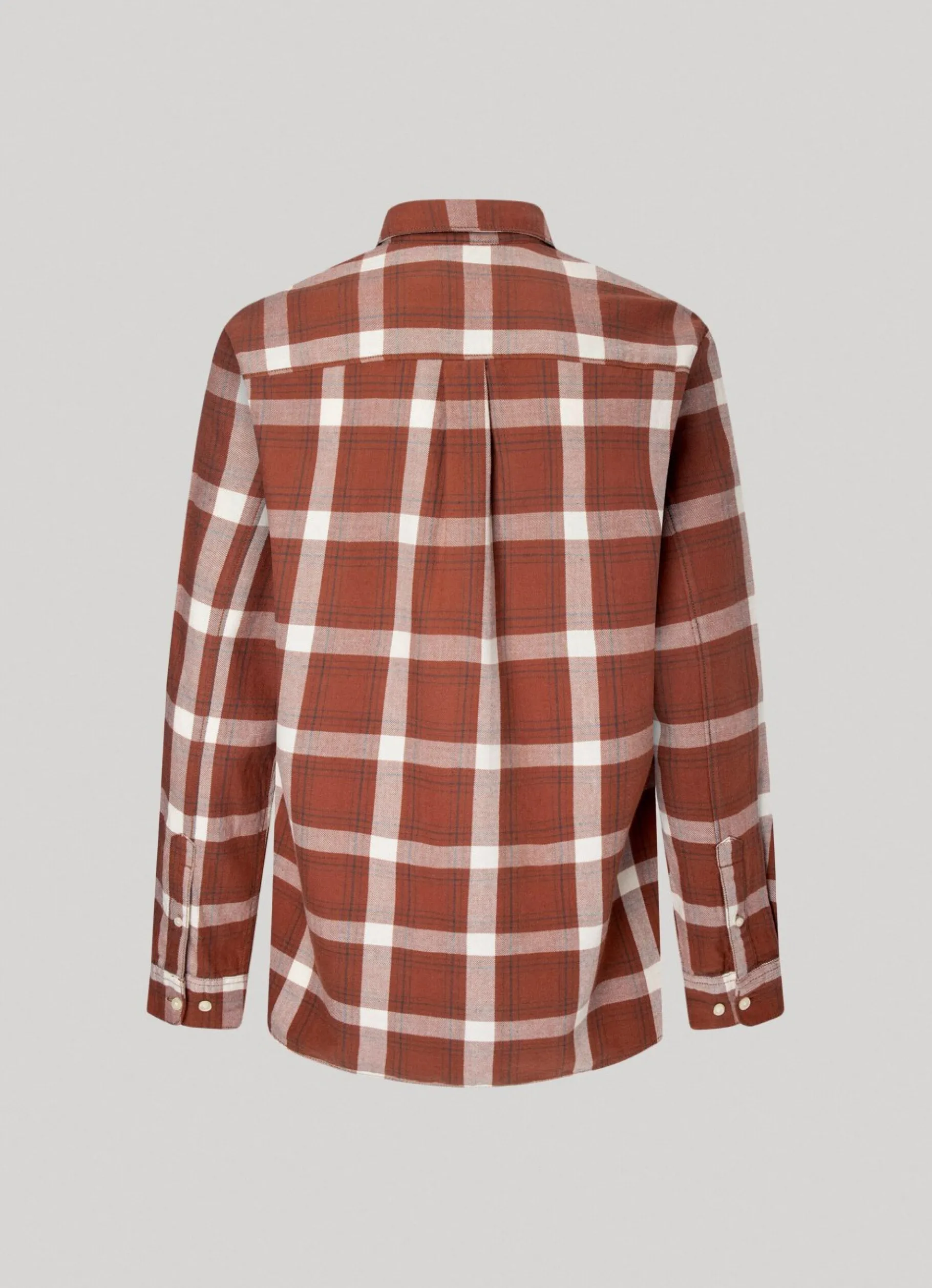 Men Pepe Jeans Checked Cotton Twill Shirt