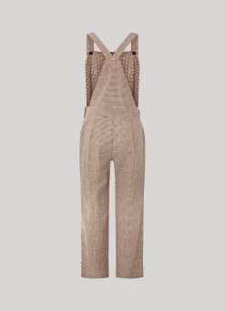 Women Pepe Jeans Checked Dungarees