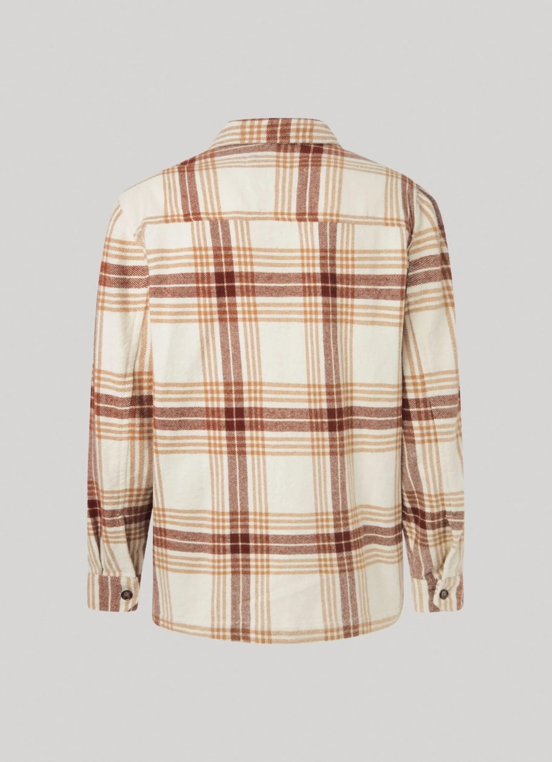 Men Pepe Jeans Checked Flannel Overshirt