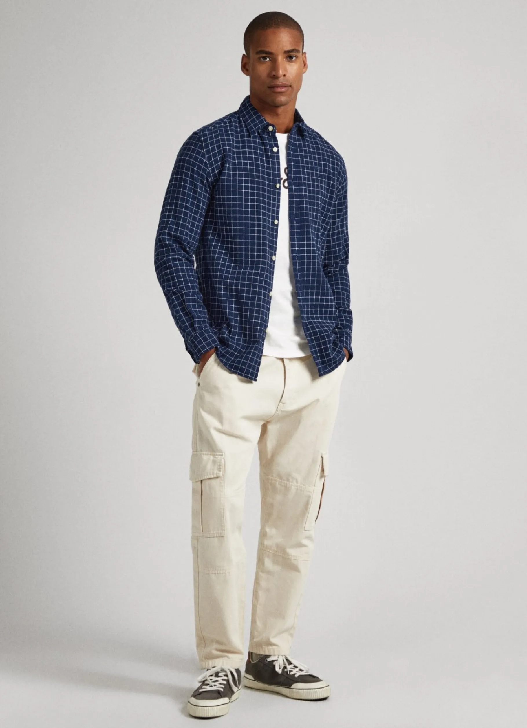 Men Pepe Jeans Checked Flannel Shirt