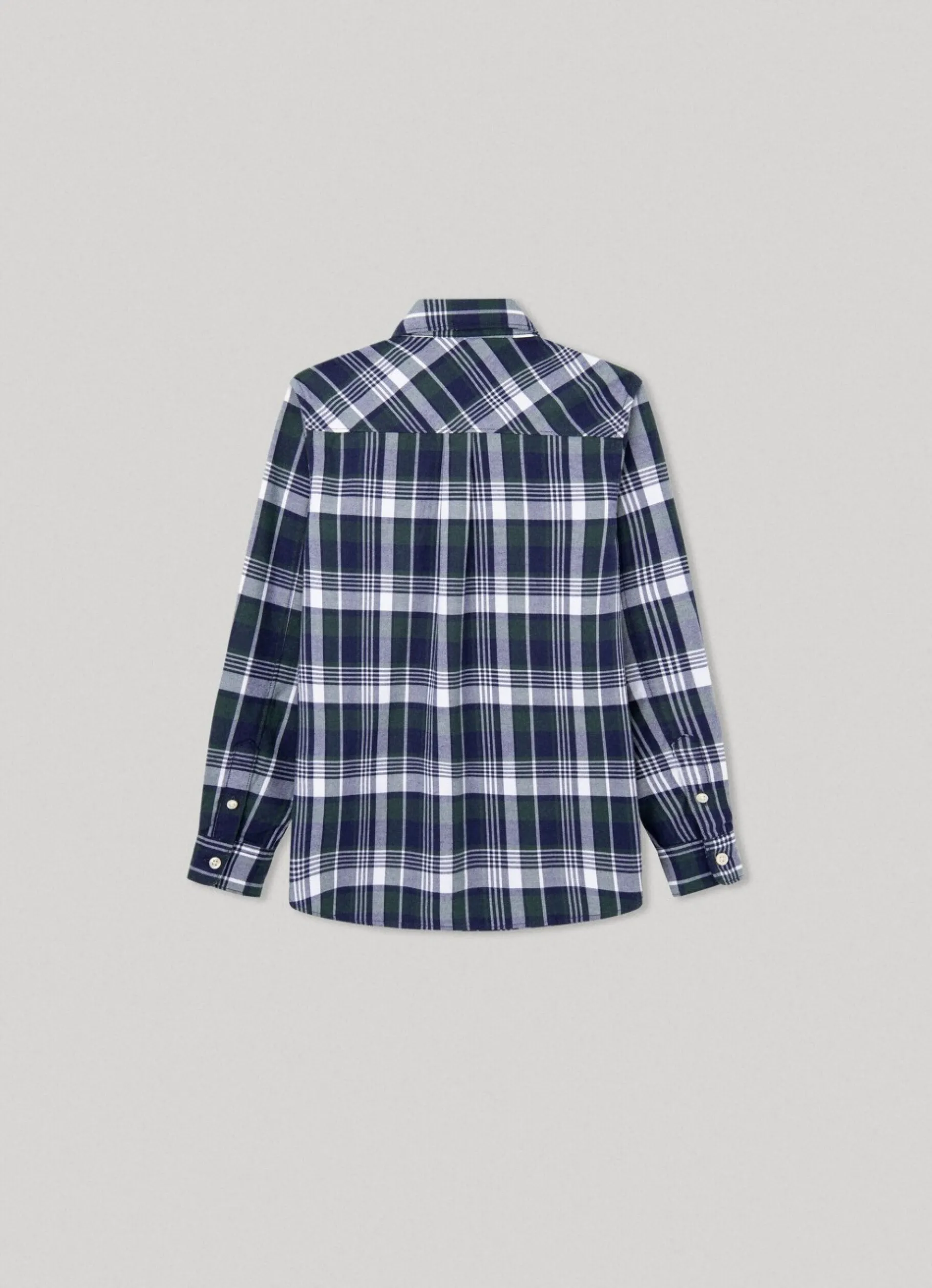 Boy Pepe Jeans Checked Flannel Shirt