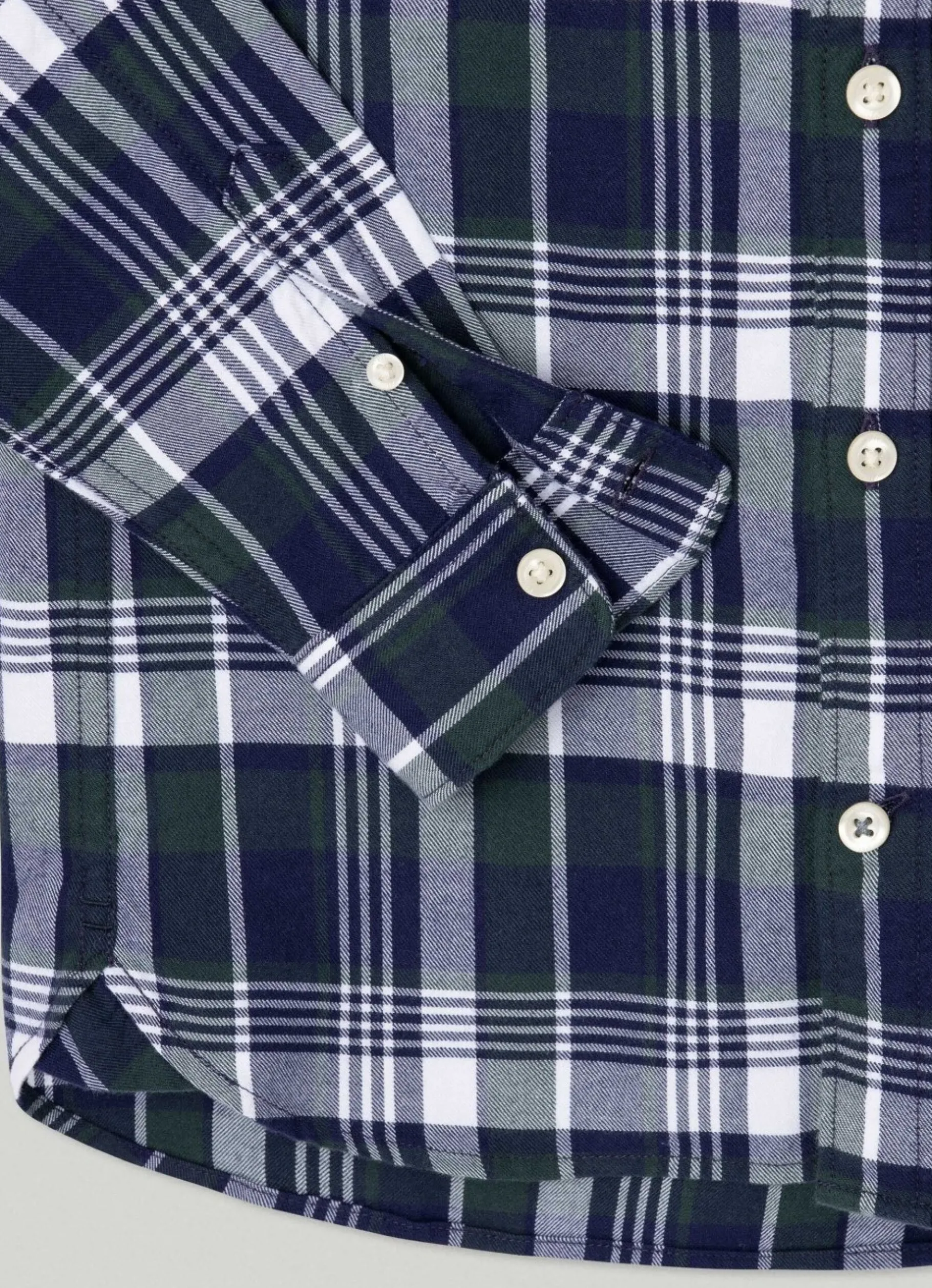 Boy Pepe Jeans Checked Flannel Shirt