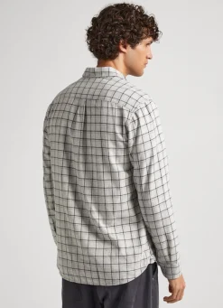 Men Pepe Jeans Checked Melange Shirt