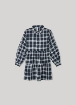 Girl Pepe Jeans Checked Shirt Dress