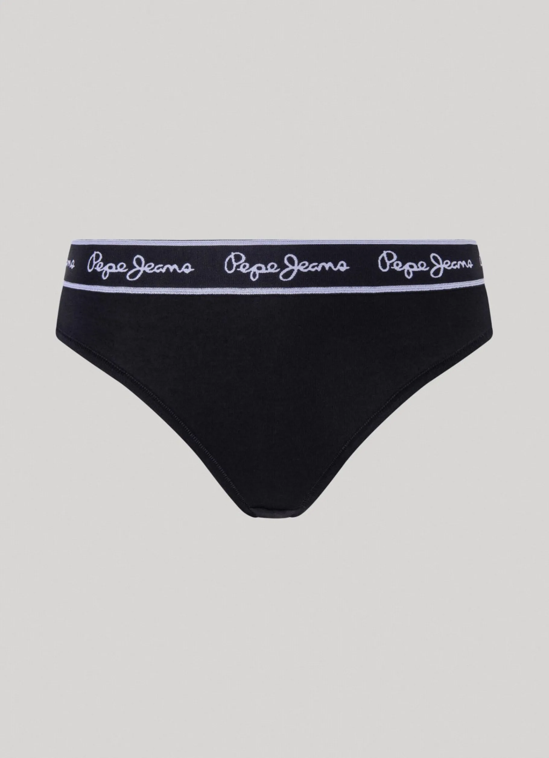 Women Pepe Jeans Classic Thong With Printed Logo