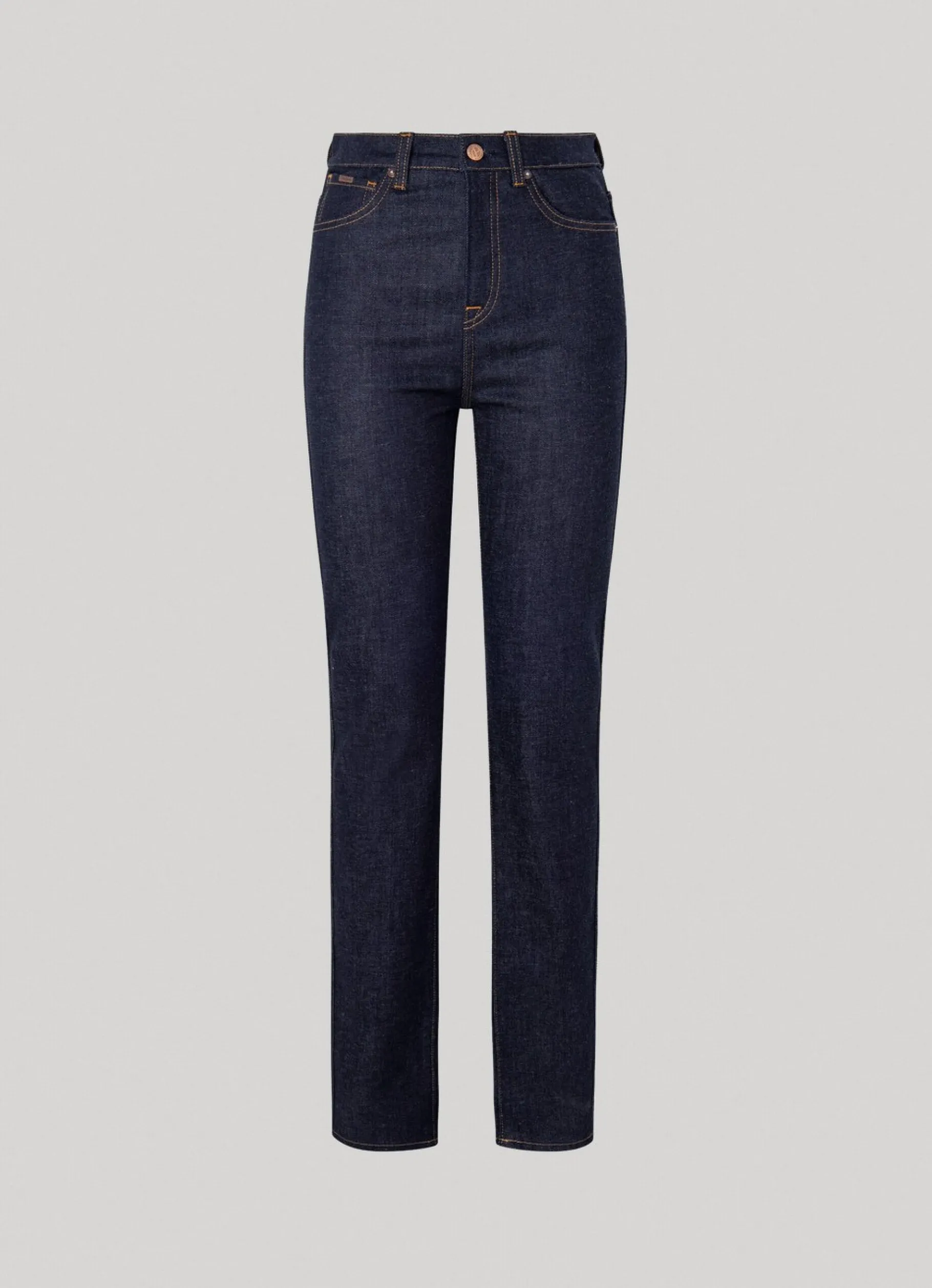 Women Pepe Jeans Cleo Straight Fit High-Rise Jeans