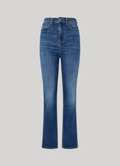 Women Pepe Jeans Cleo Straight Fit High-Rise Jeans
