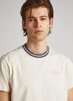 Men Pepe Jeans Collar Trim T-Shirt