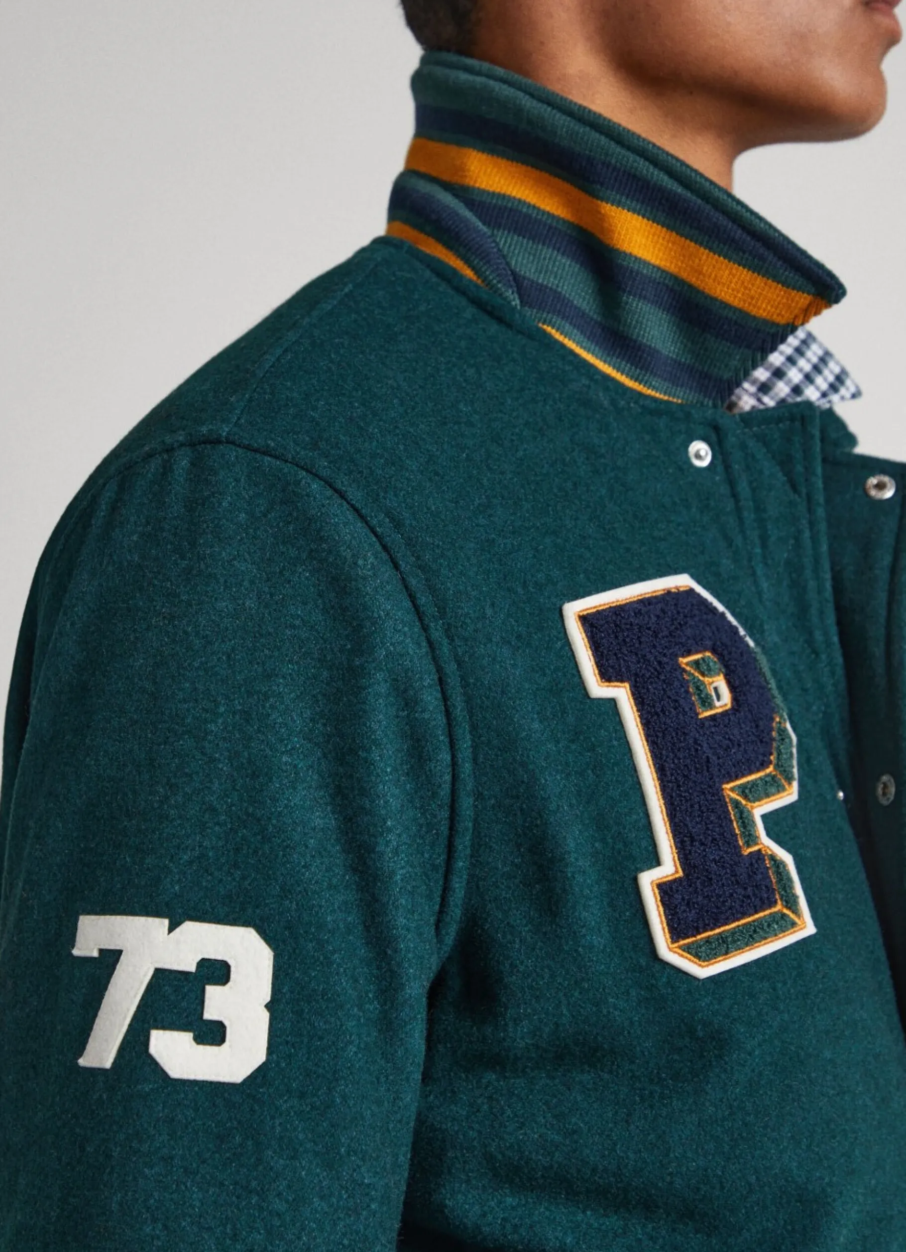 Men Pepe Jeans Collegiate Bomber Jacket