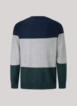 Men Pepe Jeans Colour Block Cotton Sweatshirt