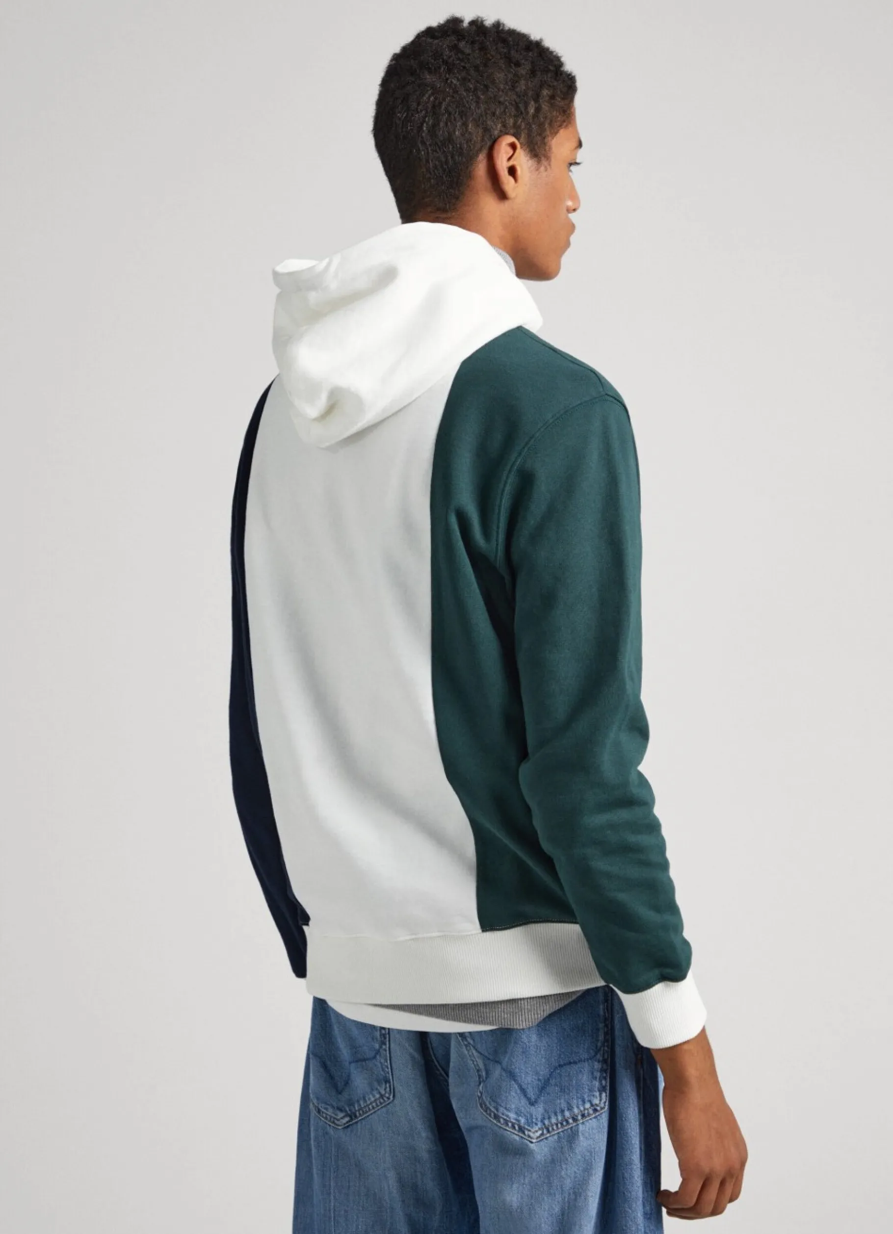 Men Pepe Jeans Colour Block Hoodie
