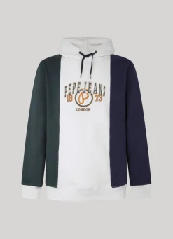 Men Pepe Jeans Colour Block Hoodie