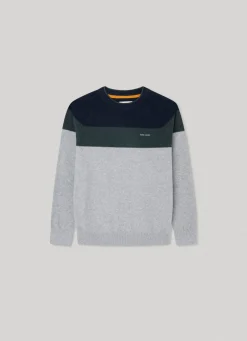 Boy Pepe Jeans Colour Block Sweatshirt